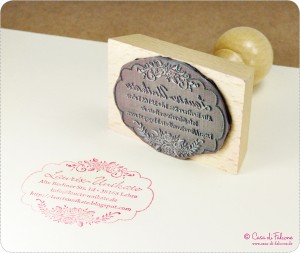 Personalisierter Stempel für Laurix-Unikate Personalisierter Stempel für Laurix-Unikate