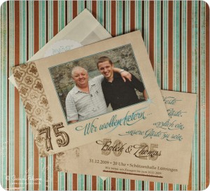 Einladung 75 Einladung 75