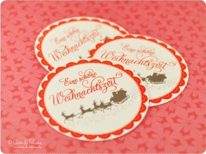 Weihnachtsaufkleber Weihnachtsaufkleber