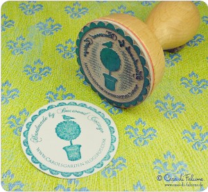 Personalisierter Stempel CarolsGarden Personalisierter Stempel CarolsGarden