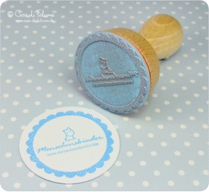 personalisierter Stempel Menschenskinder personalisierter Stempel Menschenskinder