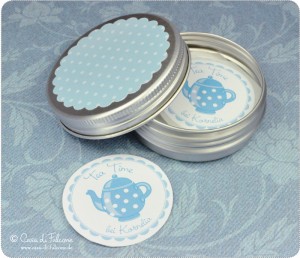 TeaTime personalisierte Aufkleber TeaTime personalisierte Aufkleber