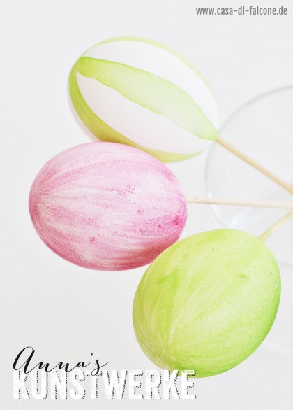 Eierfärben mit Wasserfarben