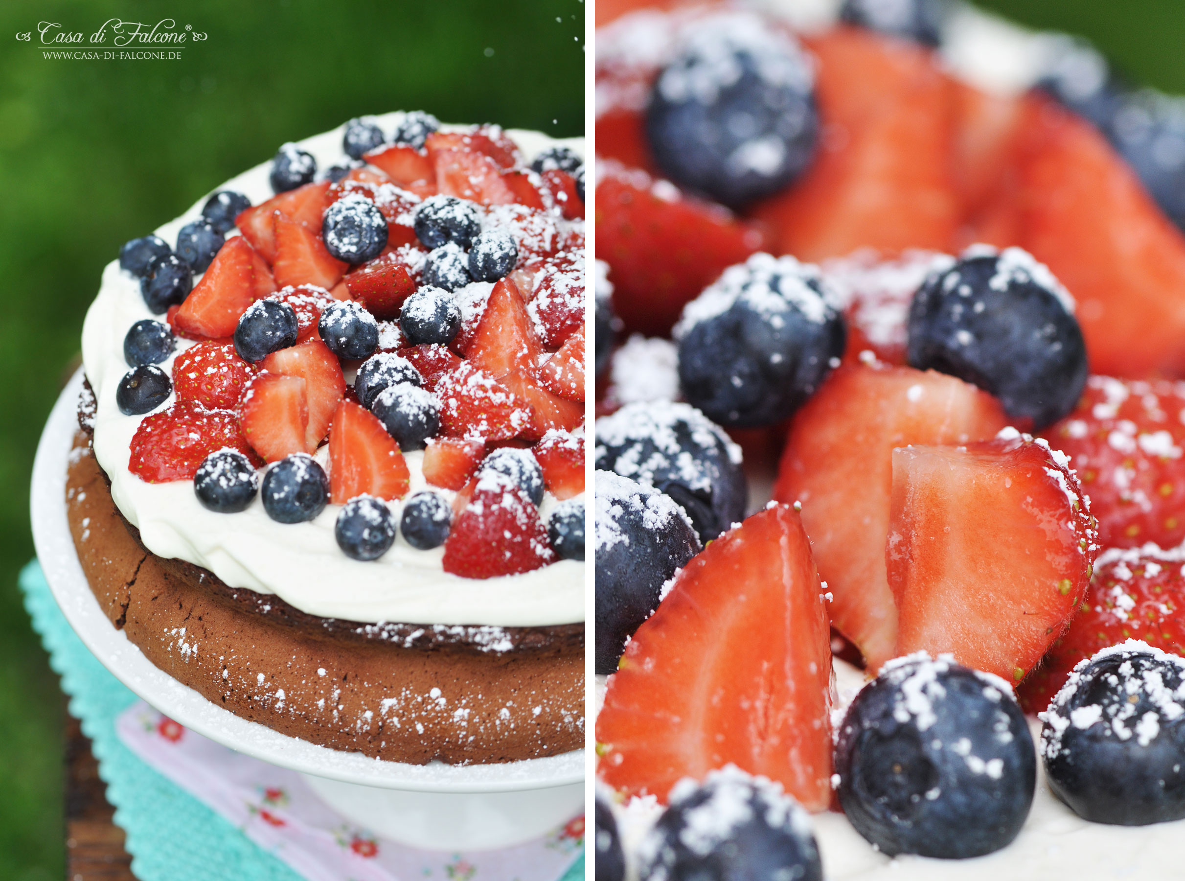 Schoko-Mascarpone-Früchte-Torte - Casa di Falcone