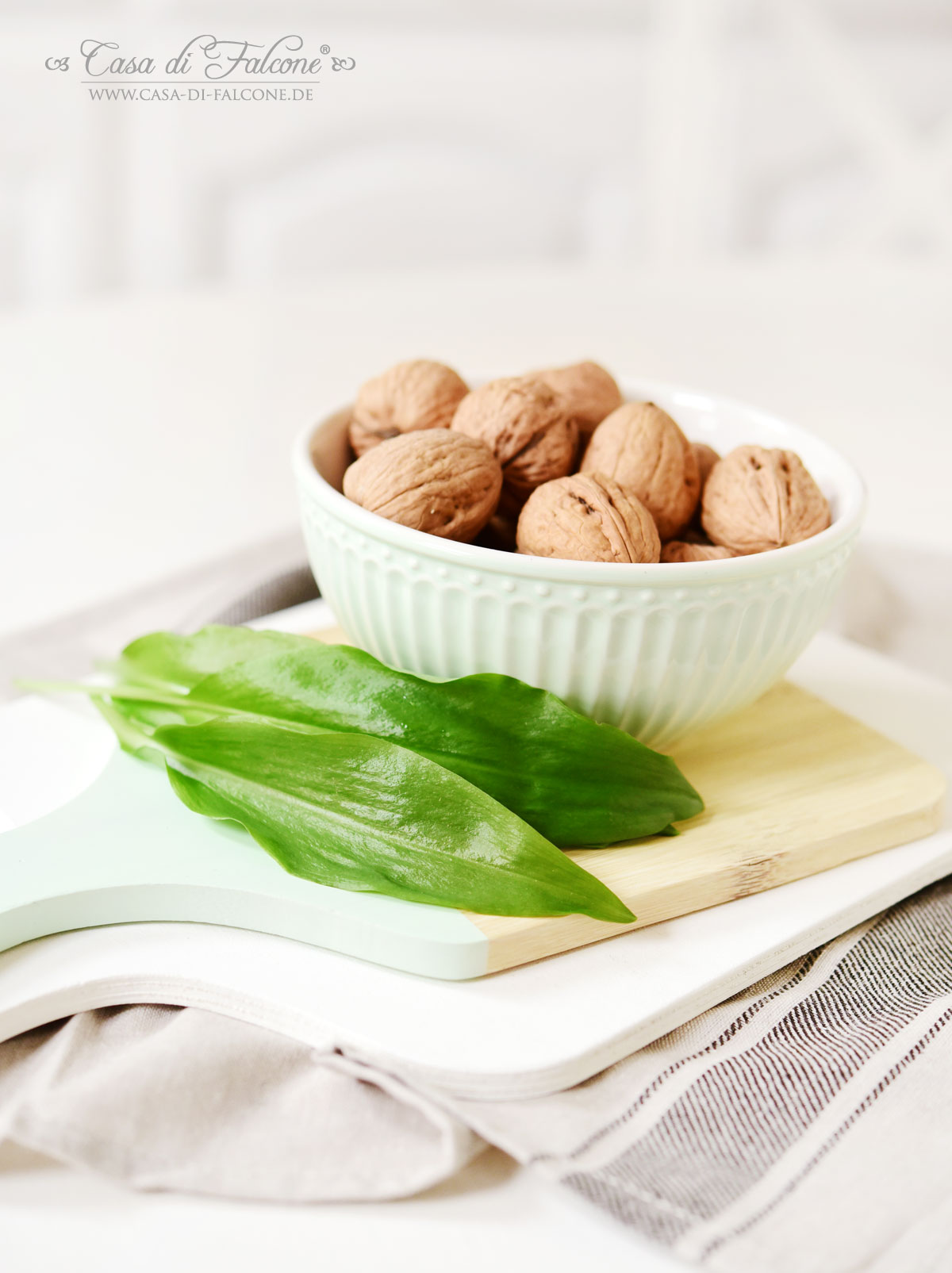 Bärlauch-Walnuss-Butter {Rezept} - Casa di Falcone